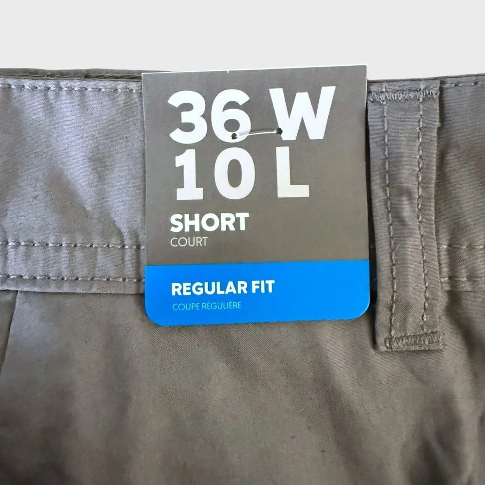 Columbia Washed Out Cargo Short II Gray Men's 36W Hiking Trekking Outdoors NEW